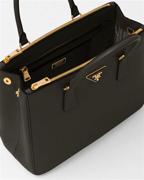 prada safgiano orchidea|Large Prada Galleria Saffiano Leather Bag.